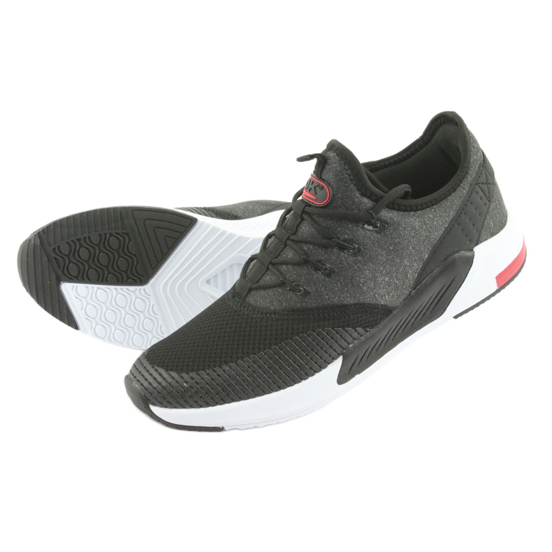 Chaussures de sport pour hommes DK 18470 noir / gris 4