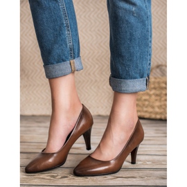 Vinceza Escarpins marron classiques brun 1