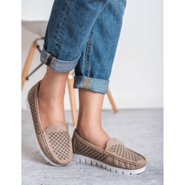 Vinceza Mocassins beiges 1