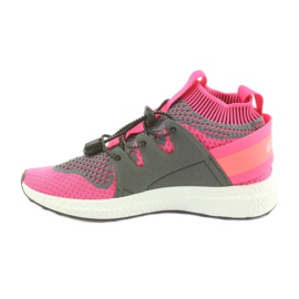 Chaussures enfant Befado 516X030 orange rose gris 2