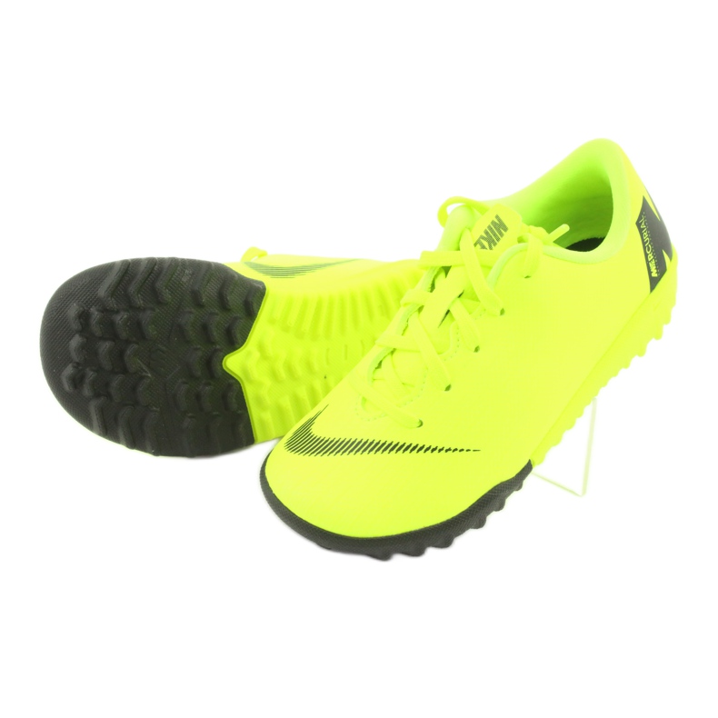 Chaussures de football Nike Mercurial VaporX 12 Academy Tf Jr AH7353-701 jaune 5