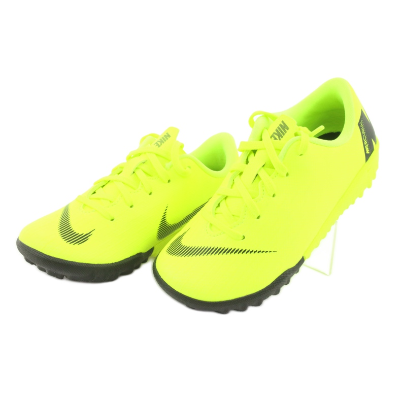 Chaussures de football Nike Mercurial VaporX 12 Academy Tf Jr AH7353-701 jaune 3