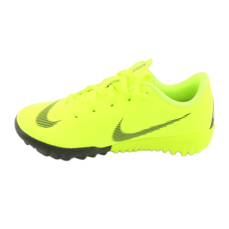 Chaussures de football Nike Mercurial VaporX 12 Academy Tf Jr AH7353-701 jaune 2