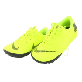 Chaussures de football Nike Mercurial VaporX 12 Academy Tf Jr AH7353-701 jaune jaune 4