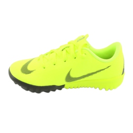 Chaussures de football Nike Mercurial VaporX 12 Academy Tf Jr AH7353-701 jaune jaune 3