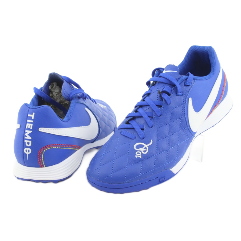 Nike Tiempo Legend 7 Academy 10R Tf M AQ2218-410 chaussures de football bleu 4