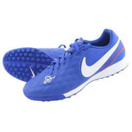 Nike Tiempo Legend 7 Academy 10R Tf M AQ2218-410 chaussures de football bleu 5