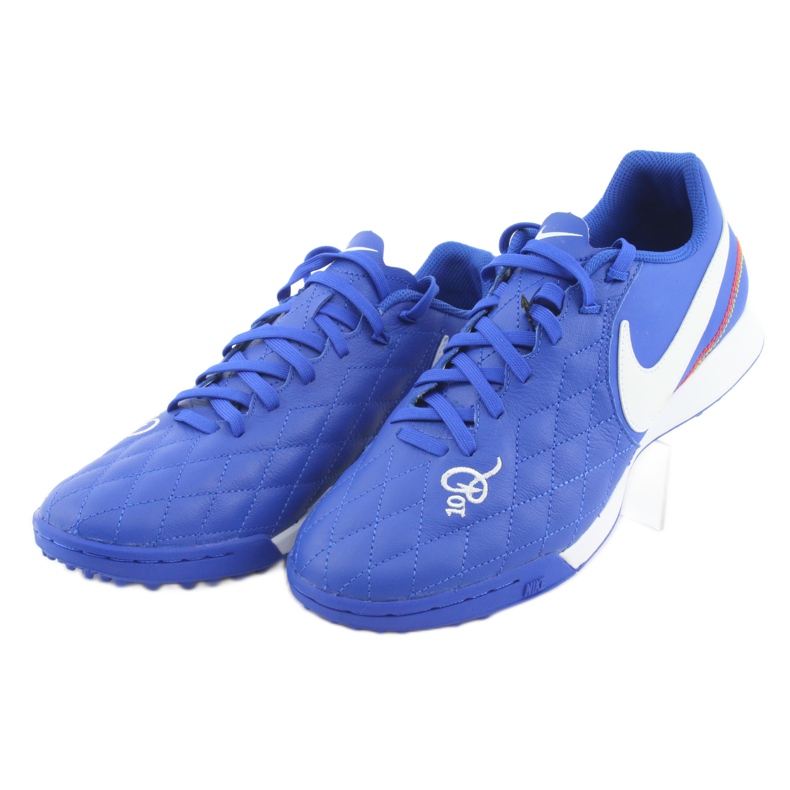 Nike Tiempo Legend 7 Academy 10R Tf M AQ2218-410 chaussures de football bleu 3