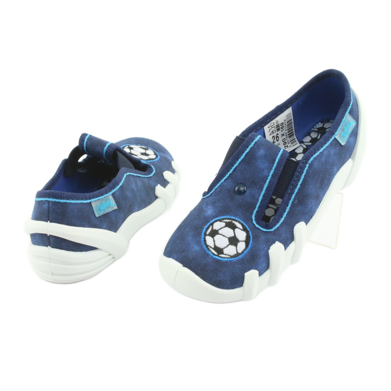 Chaussures enfant Befado 290X169 blanche bleu marin bleu 3