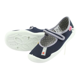 Chaussures enfant Befado bleu marine 114Y317 4