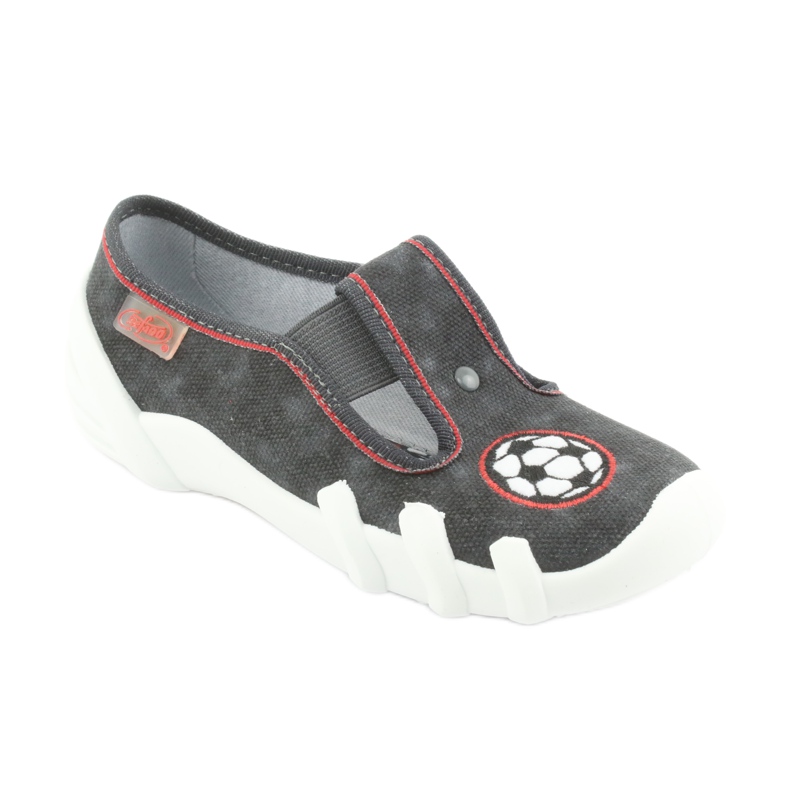 Chaussures enfant Befado 290X168 gris rouge 1