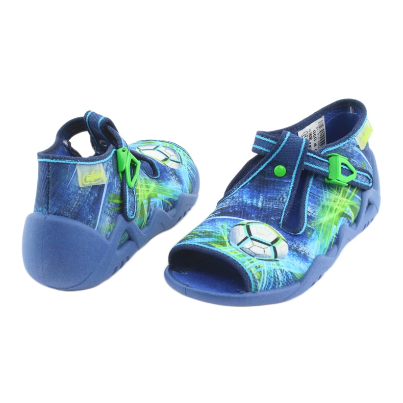 Chaussures enfant Befado 217P098 bleu vert 4 Chaussures enfant Befado 217P098 bleu vert 4