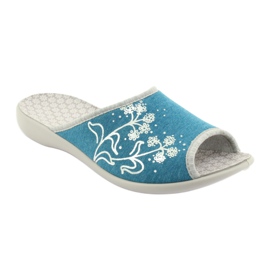 Chaussures femme Befado pu 254D102 bleu 1
