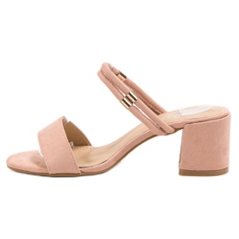 Fama Pantoufles élégantes rose 2 Fama Pantoufles élégantes rose 2