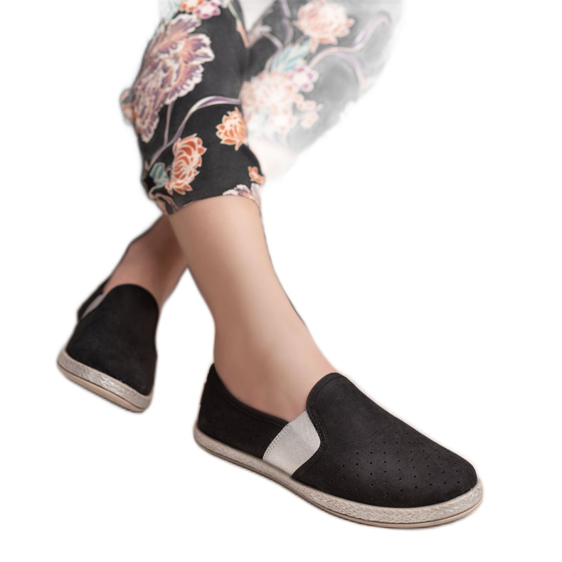 Mckeylor Slipons en daim le noir 1