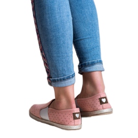 Mckeylor Slipons en daim rose 2