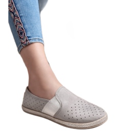 Mckeylor Slipons en daim gris 3
