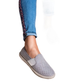 Mckeylor Slipons en daim gris 6