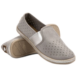 Mckeylor Slipons en daim gris 5