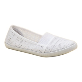 Mckeylor Ballerines textiles blanche 5