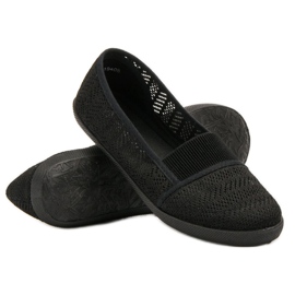 Mckeylor Ballerines textiles noir 1