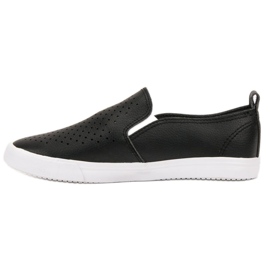 Mckeylor Slipons Ajourés le noir 4