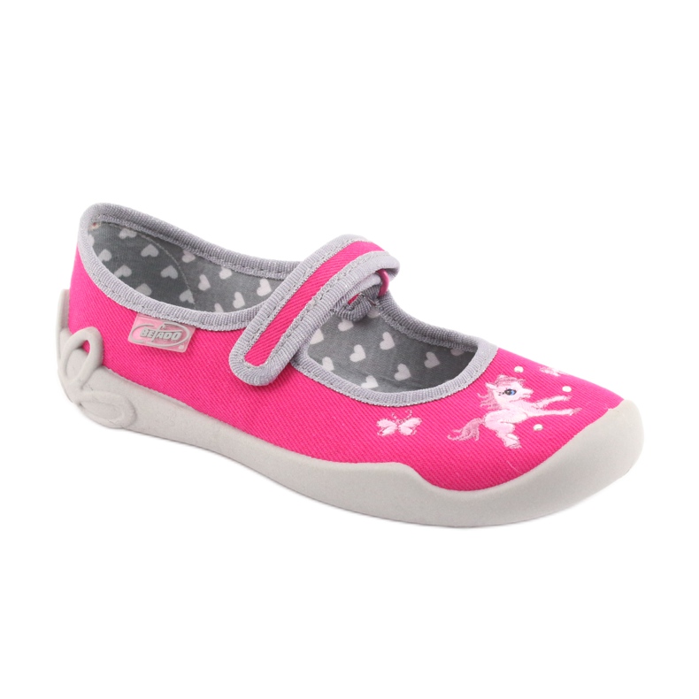 Chaussures enfant Befado 114X324 rose gris 1