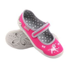 Chaussures enfant Befado 114X324 rose gris 3
