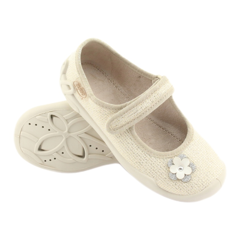 Chaussures enfant Befado 114X288 beige d'or 3