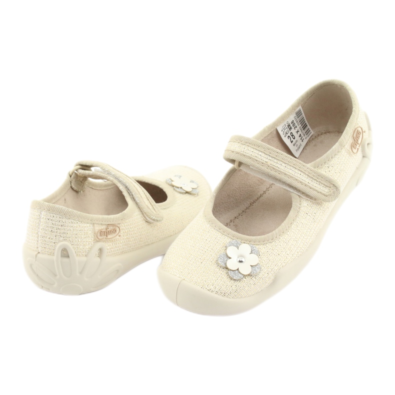 Chaussures enfant Befado 114X288 beige doré 4