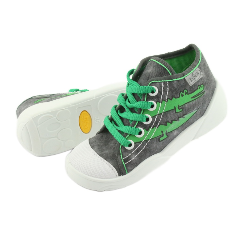 Chaussures enfant Befado 218P053 gris vert 4