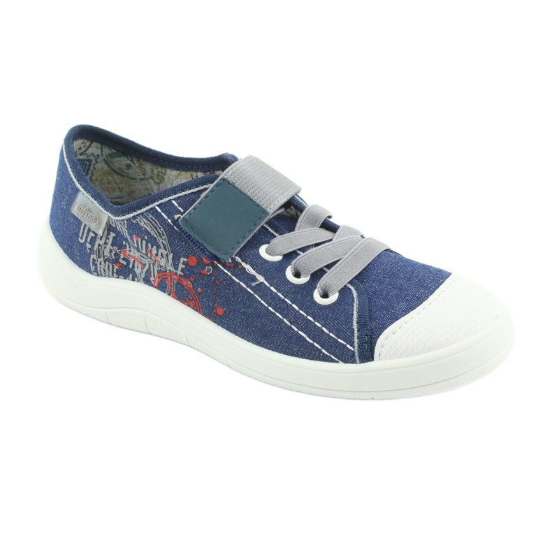 Chaussures pour enfants Befado 251Y116 blanc bleu marine 1