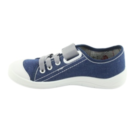 Chaussures pour enfants Befado 251Y116 blanc bleu marine 2