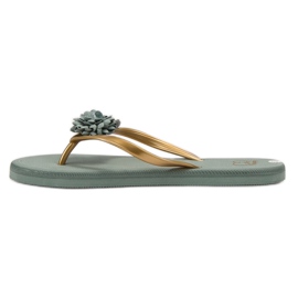 Ax Boxing Tongs Avec Fleurs vert 3