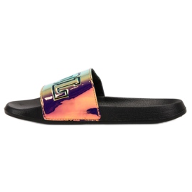 Ax Boxing Pantoufles Avec Effet Holo jaune 1 Ax Boxing Pantoufles Avec Effet Holo jaune 1