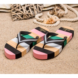 Ax Boxing Tongs sur la plate-forme le noir multicolore 2