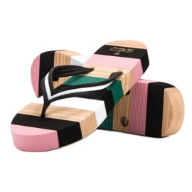 Ax Boxing Tongs sur la plate-forme le noir multicolore 5