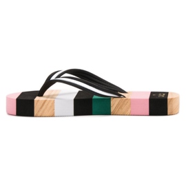 Ax Boxing Tongs sur la plate-forme le noir multicolore 6
