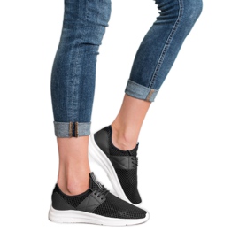 Lovery Chaussures de sport aérées le noir 1