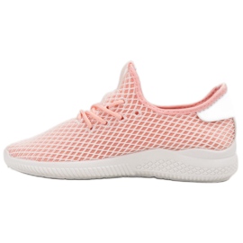 SHELOVET Chaussures de sport avec maille rose 1