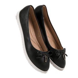 Miss Laura Ballerine Avec Noeud le noir 1