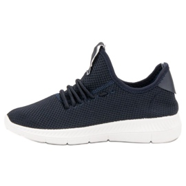 SHELOVET Chaussures à enfiler pour femmes bleu marin bleu 2 SHELOVET Chaussures à enfiler pour femmes bleu marin bleu 2