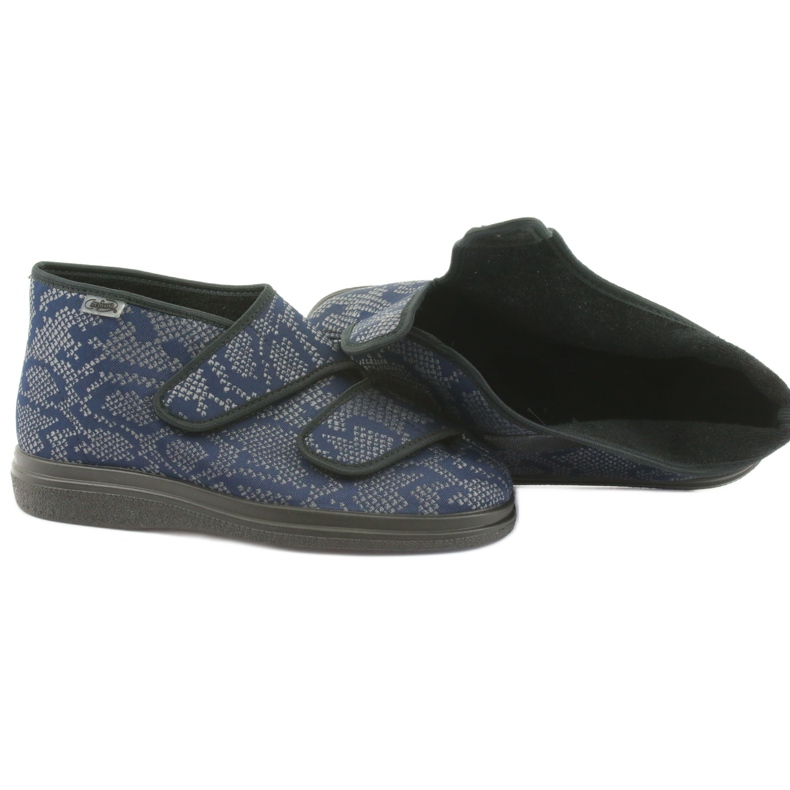 Chaussures femme Befado pu 986D009 noir bleu marine gris 4
