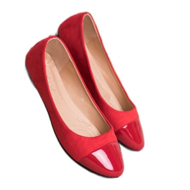 Comer Ballerines rouges à la mode 4