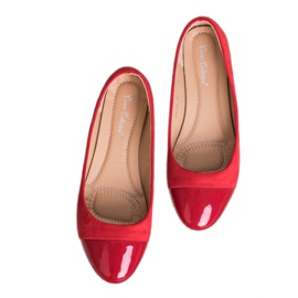 Comer Ballerines rouges à la mode 5