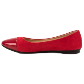 Comer Ballerines rouges à la mode 1