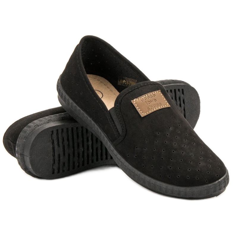 Mckeylor Baskets ajourées le noir 1