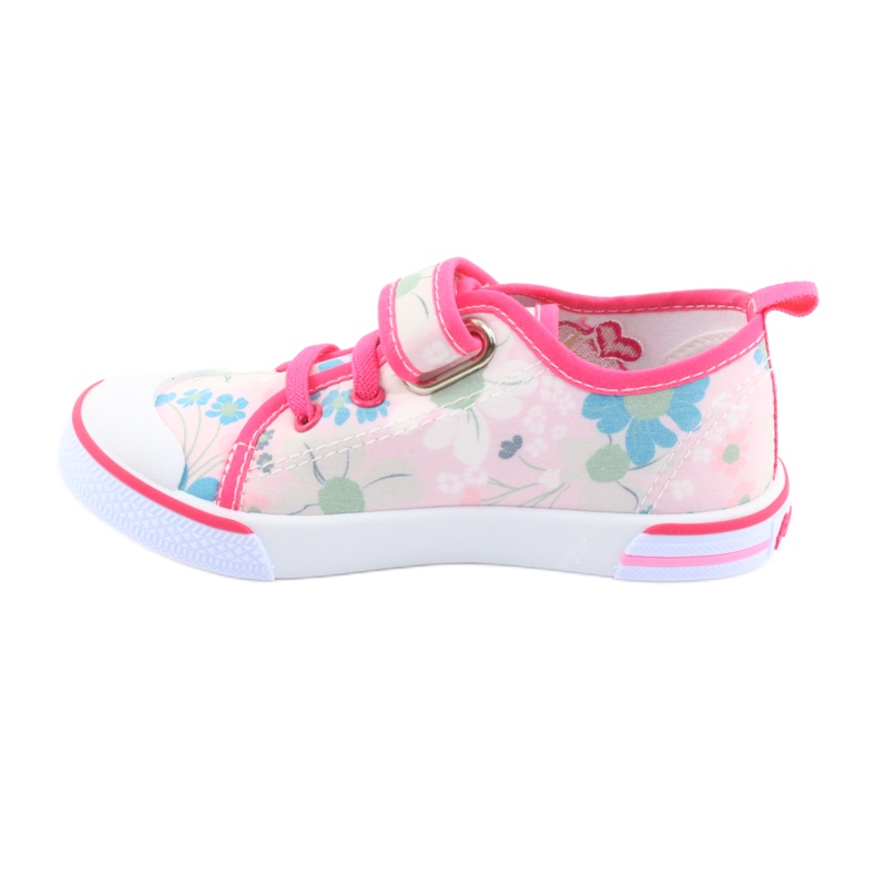 American Club Sneakers Mouth Semelle intérieure en cuir américain blanc brun rose 2