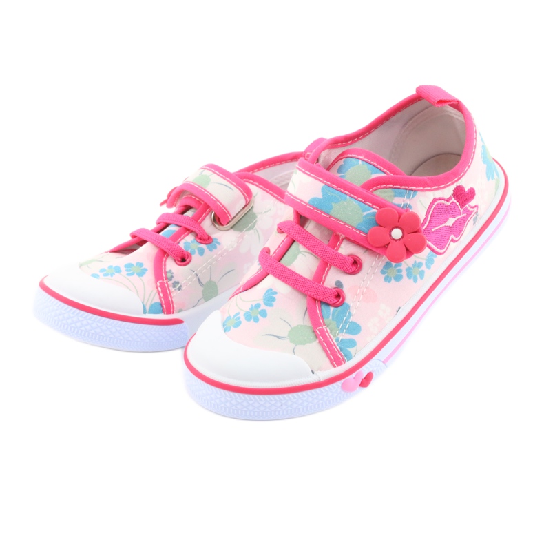 American Club Sneakers Mouth Semelle intérieure en cuir américain blanc brun rose 3