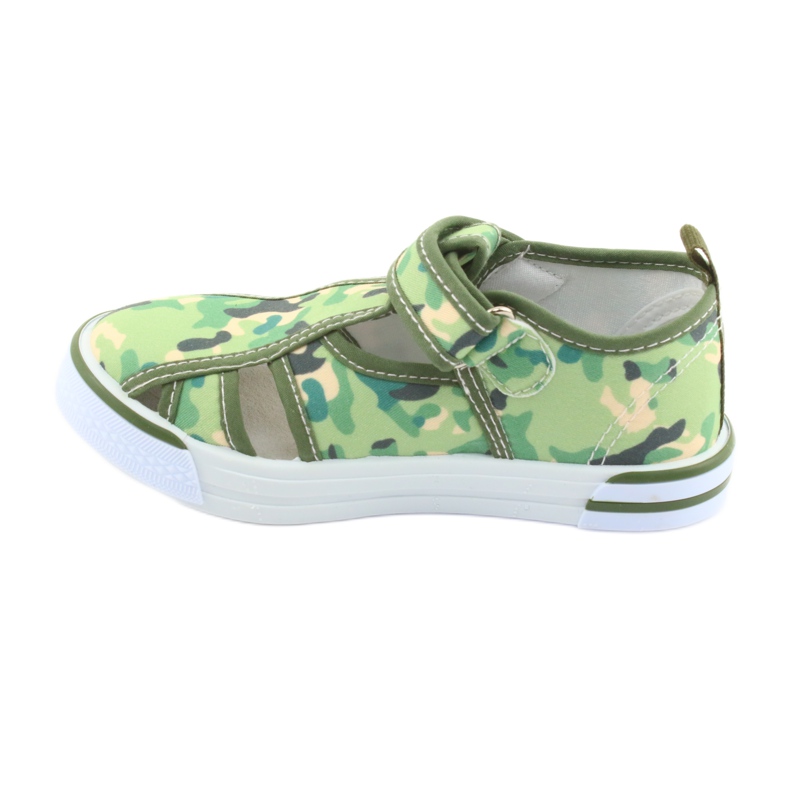 Chaussures pour enfants American Club avec velcro vert camo TEN 27/19 brun gris 2 Chaussures pour enfants American Club avec velcro vert camo TEN 27/19 brun gris 2